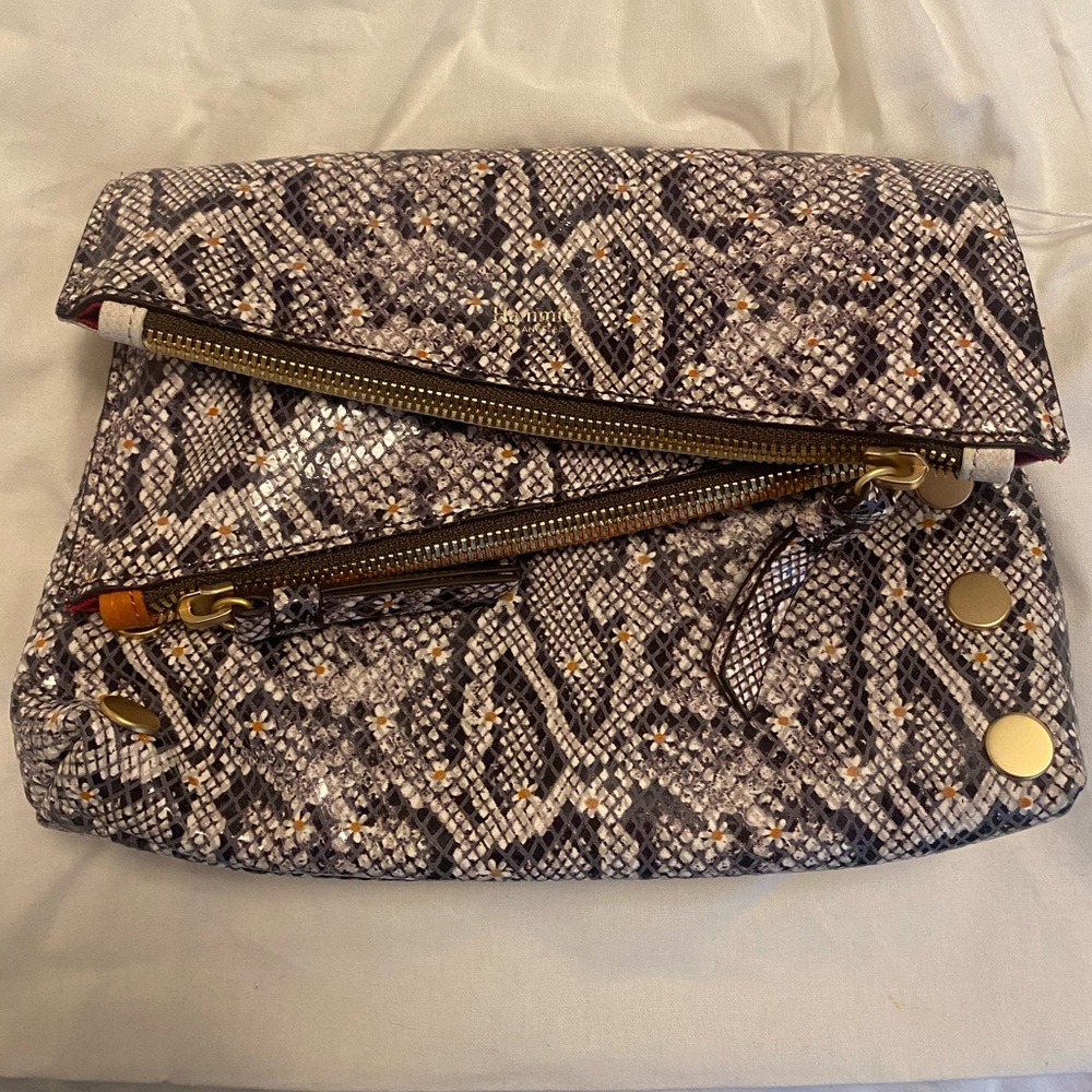 NWT Hammitt Dillon Daisy snake leather Crossbody